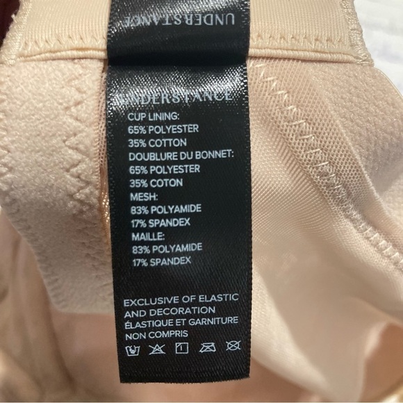 UNDERSTANCE SZ 36DDD Ivy Smooth Lace  Full Coverage Lightly Padded Underwire Bra - Picture 4 of 11